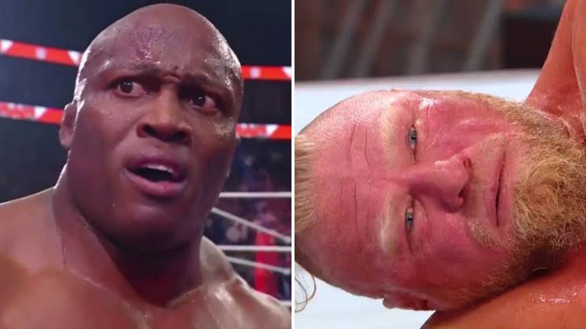 Brock Lesnar and Bobby Lashley is one of eliminator Chamber