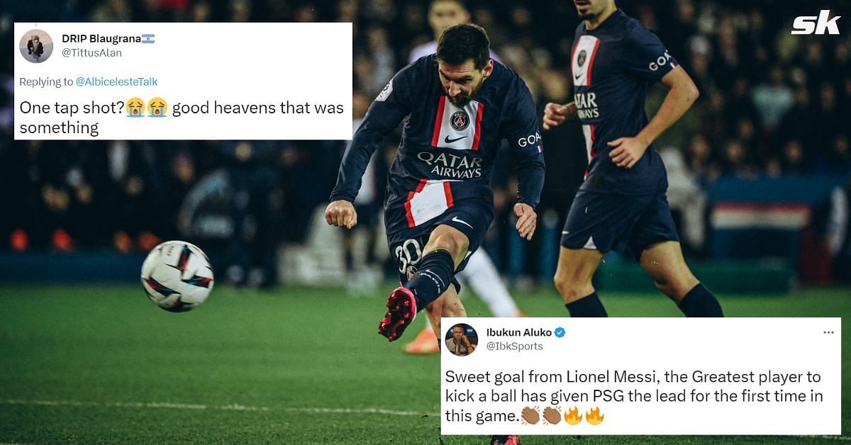 Lionel Messi scored a spectacular goal for PSG