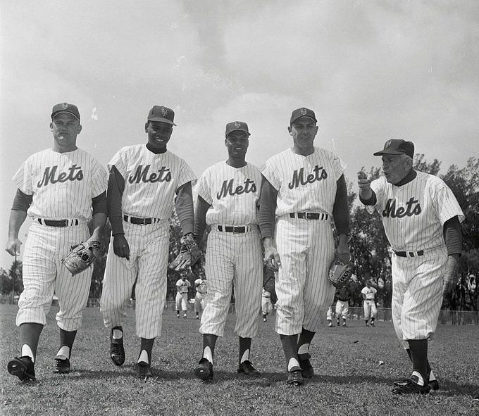 Baseball Player Hank Aaron In Uniform by Bettmann