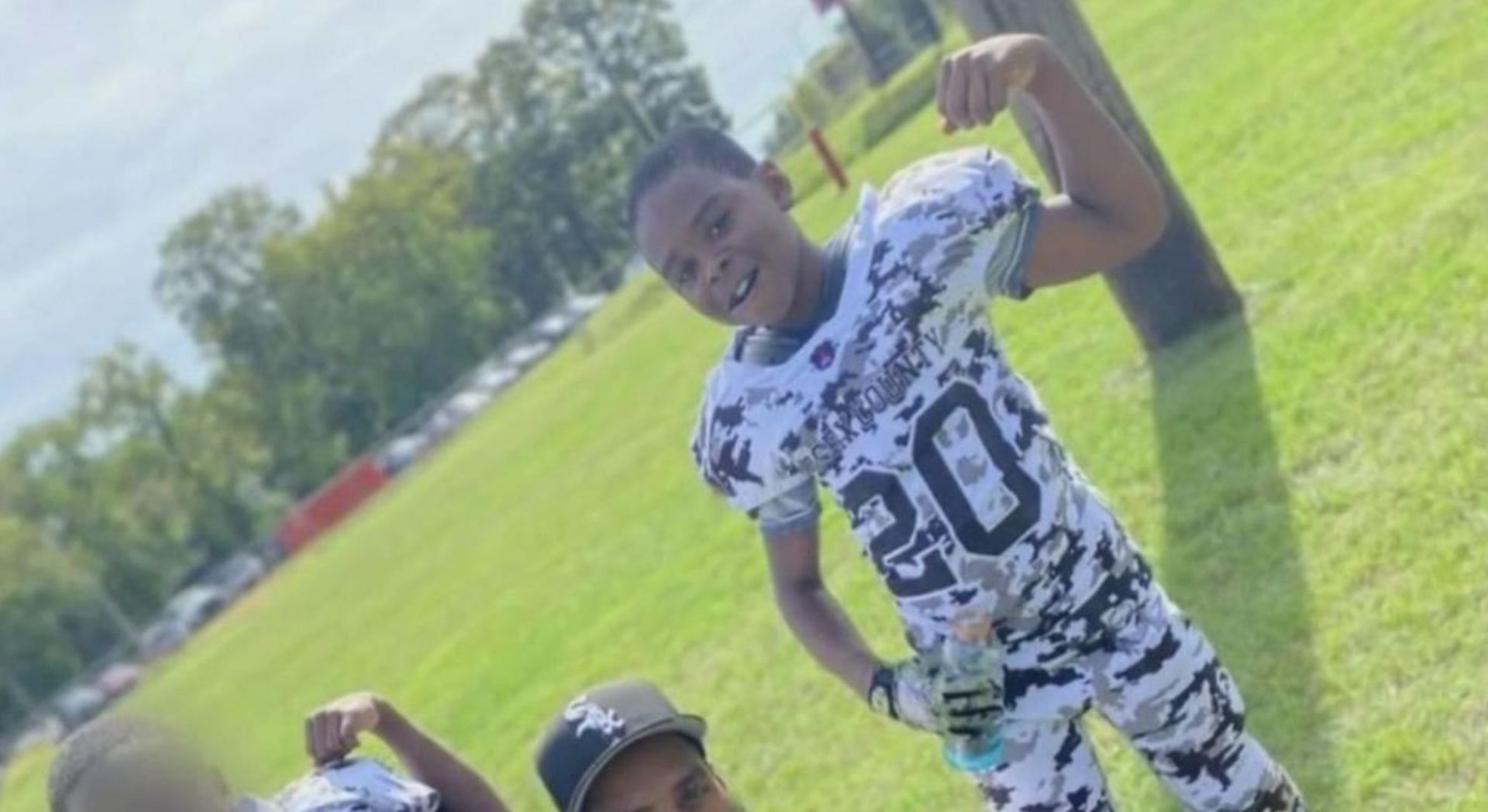 12 year old Elijah Jordan Brown Garcia&#039;s sudden death sparked vaccination fears online (Image via @/ChanceGardi/Twitter)