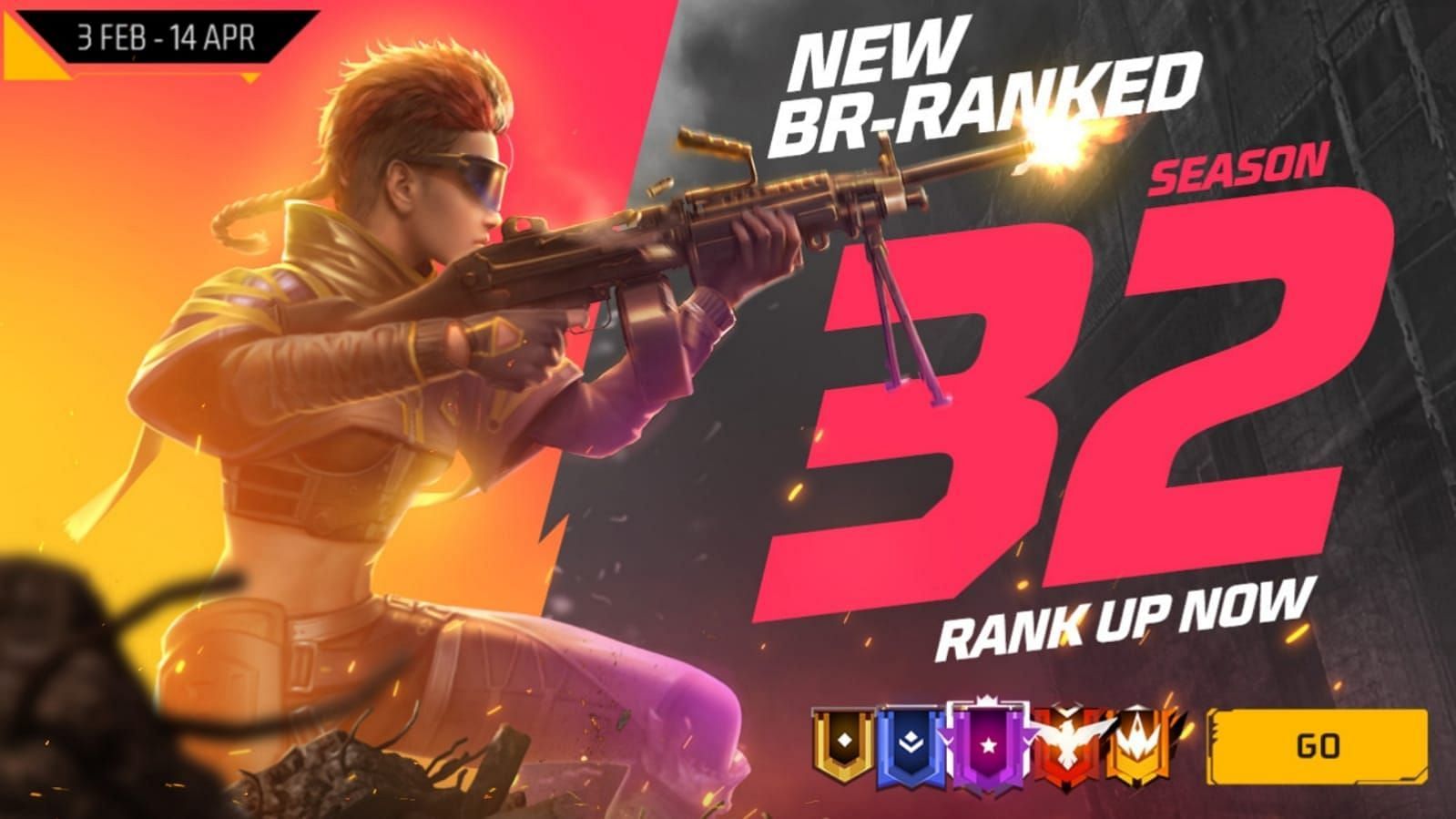 बैटल रॉयल रैंक सीजन 32 का प्रोमो (Image via Garena)