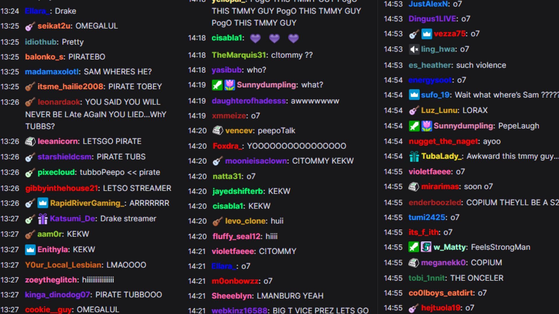 Fans react to the RISK: Global Domination stream on Twitch (Image via Tubbo Twitch)