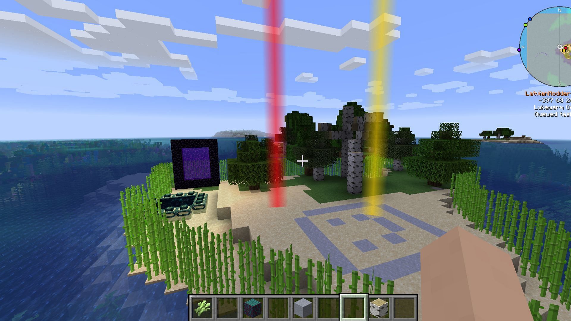 This mod allow players to claim chunks in a Minecraft server&#039;s world (Image via CurseForge)