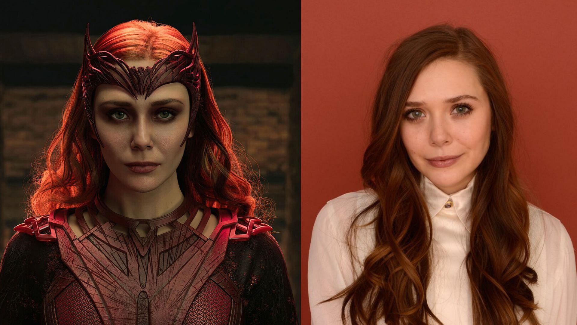 Elizabeth Olsen teases Wanda&#039;s return in the MCU (Images via Marvel/iMDb)