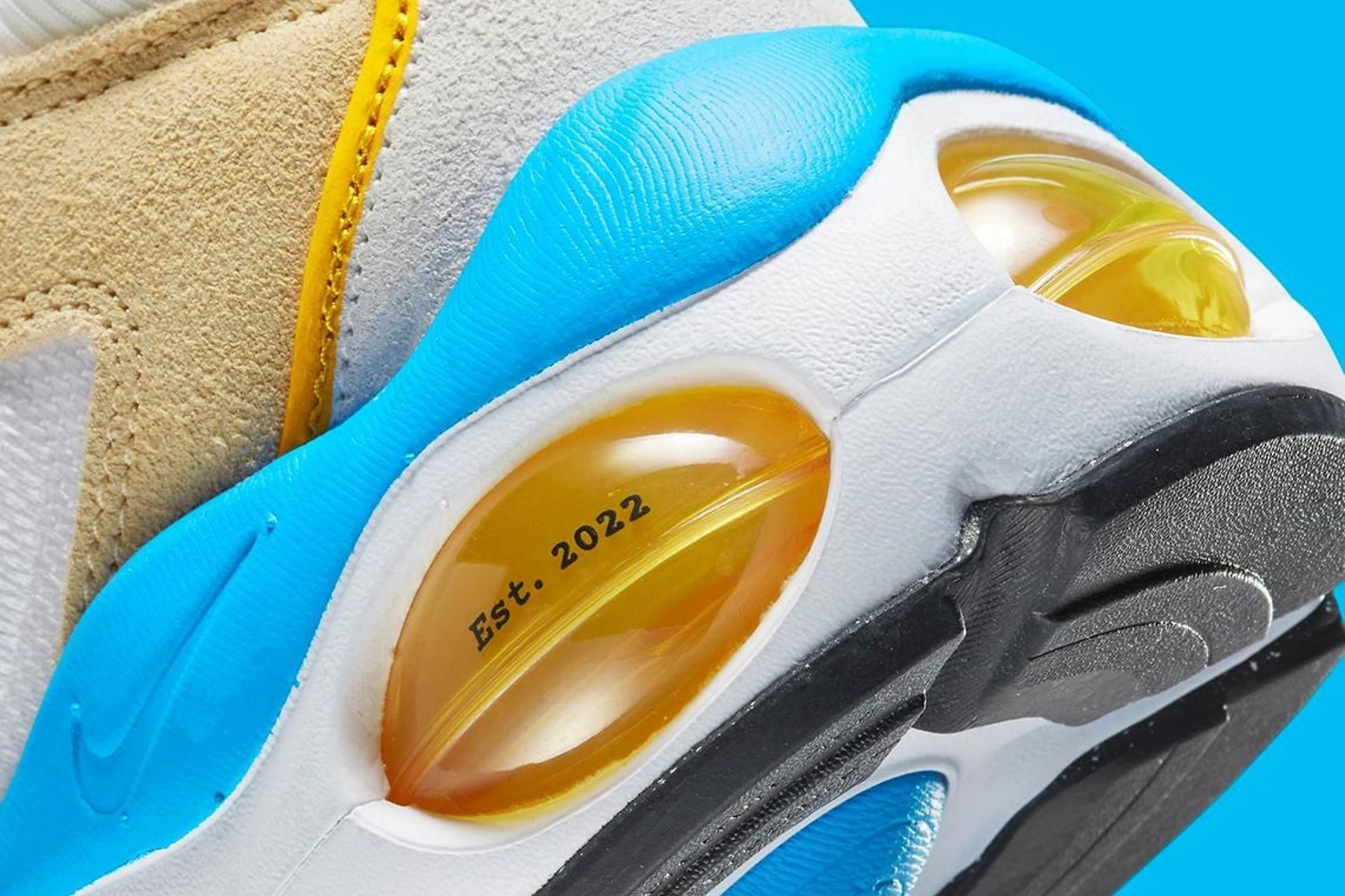 Here&#039;s a closer look at the heel counters of the shoe (Image via Nike)