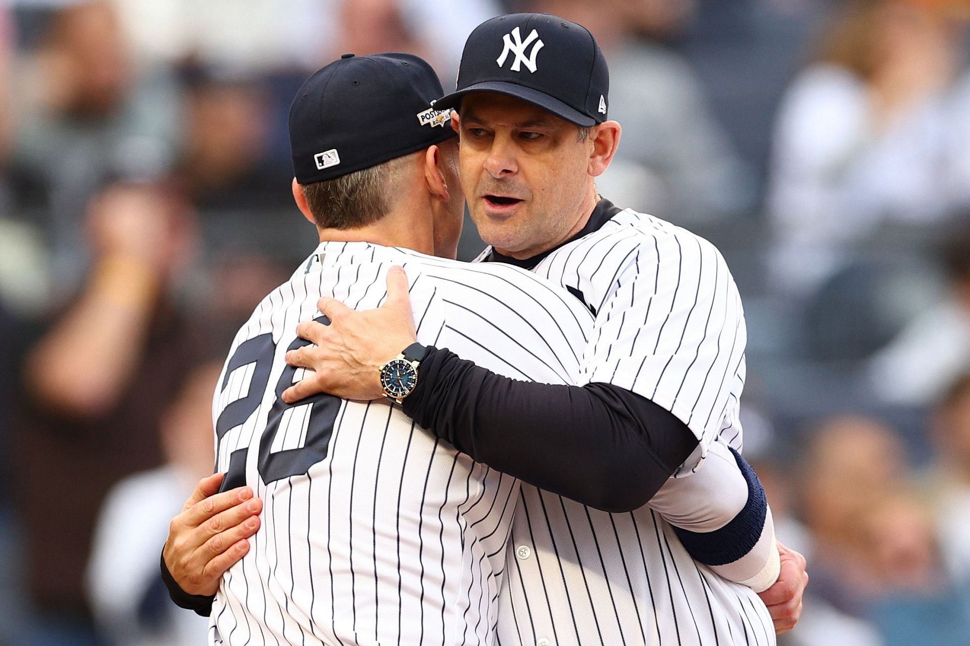 Yankees manager Aaron Boone is safe, but hitting program faces questions