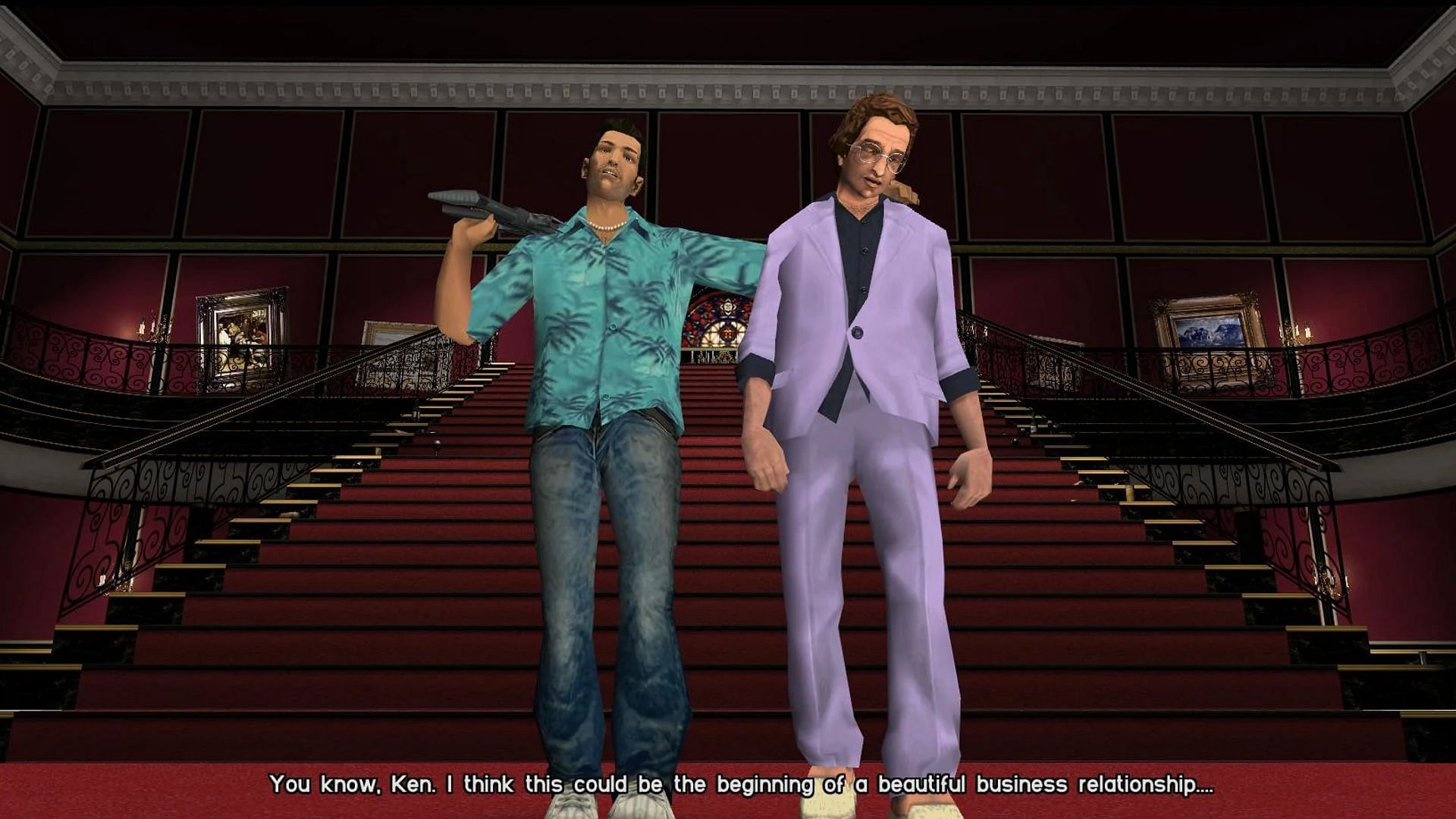 Tommy Vercetti and Ken Rosenberg (Image via Rockstar Games)