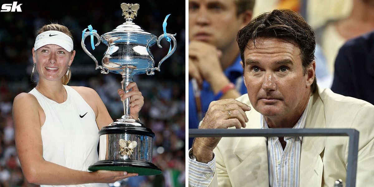Maria Sharapova trained under Jimmy Connors before the 2008 Australian Open