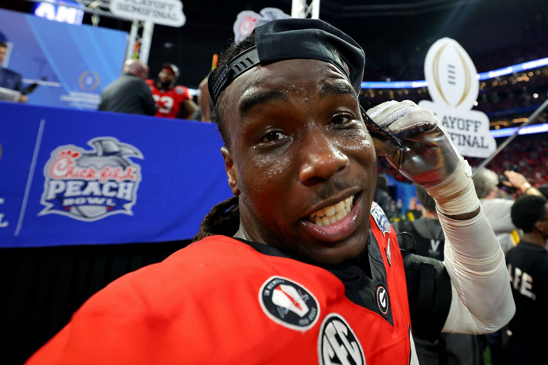 Kelee Ringo: Chick-fil-A Peach Bowl - Ohio State v Georgia