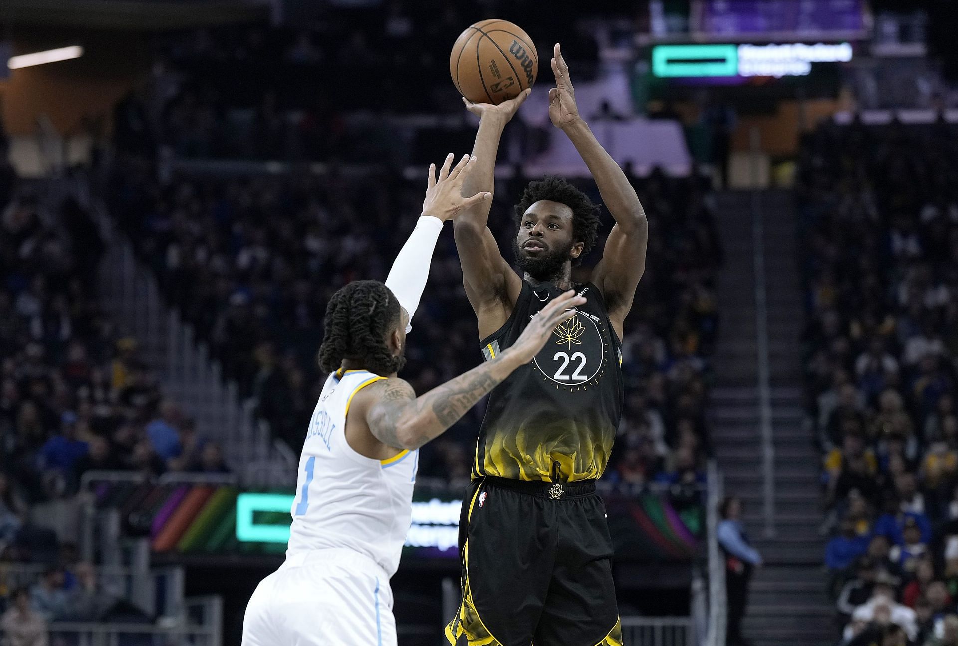 Golden State Warriors two-way forward Andrew Wiggins