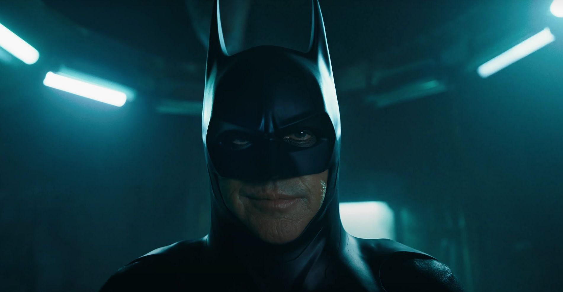 Celebrating the return of a legend - Michael Keaton as Batman in The Flash (Image via DC Studios)