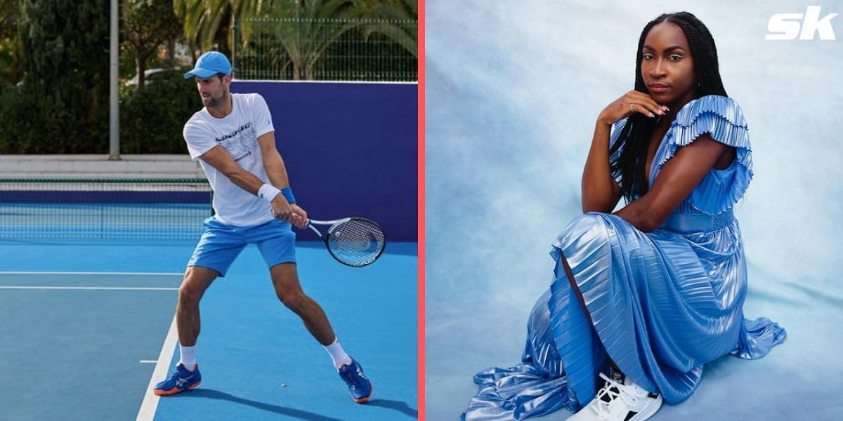 Novak Djokovic and Coco Gauff both had new shoes launched in January 2023