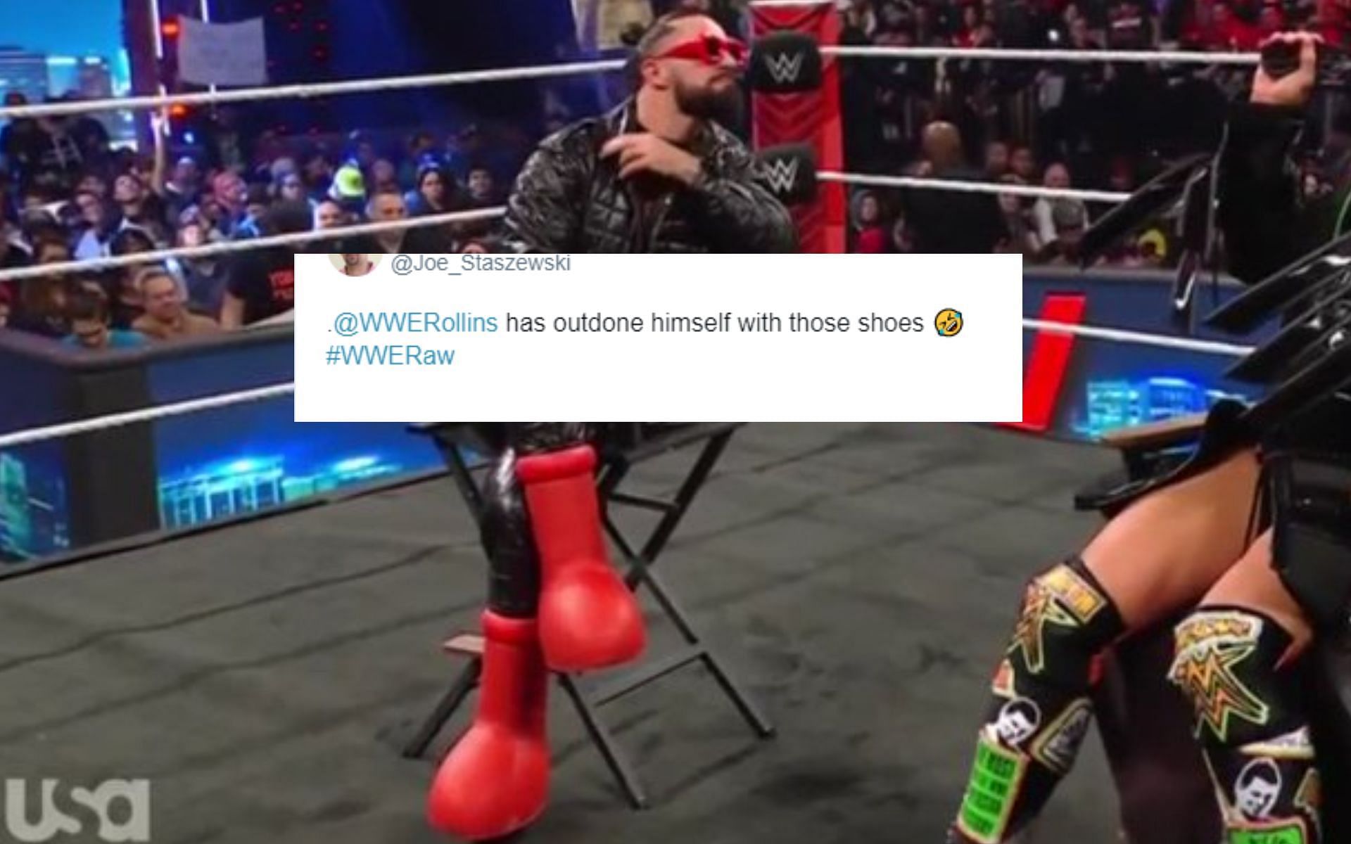 Seth Rollins wore the most ridiculous shoes imaginable