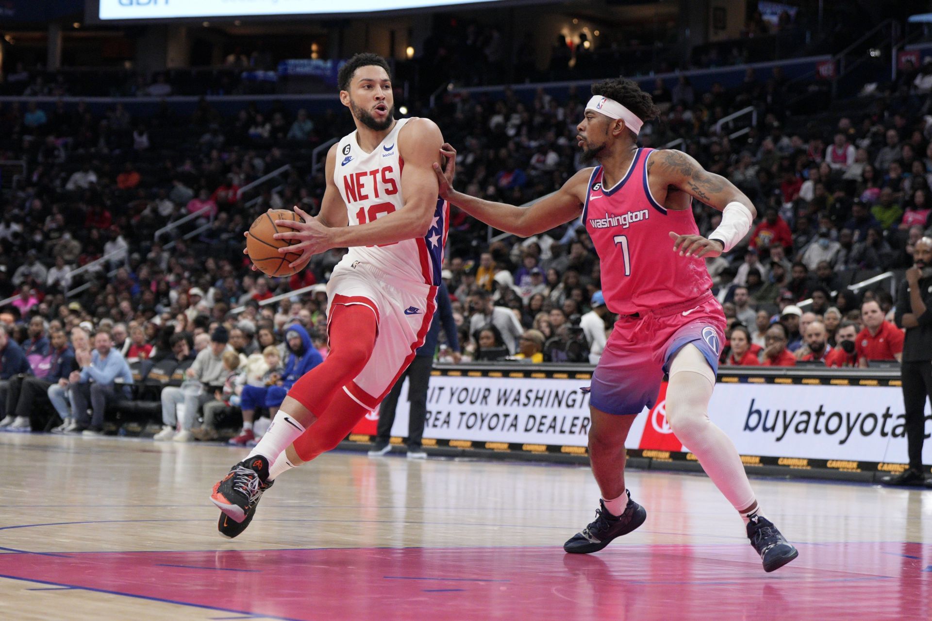 Ben Simmons&#039; contract could be sent to Washington (Image via Getty Images)