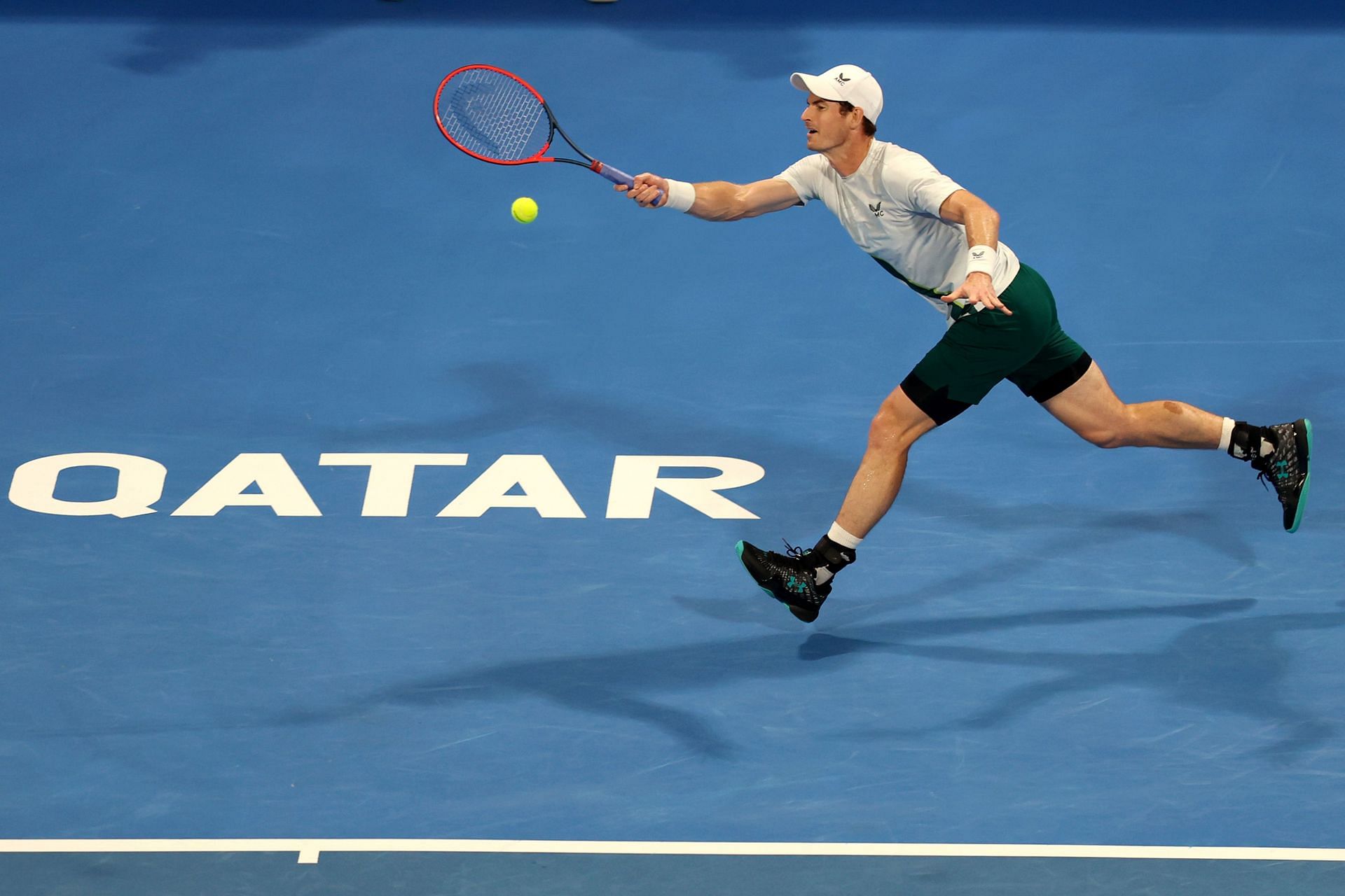 Andy Murray at the Qatar ExxonMobil Open