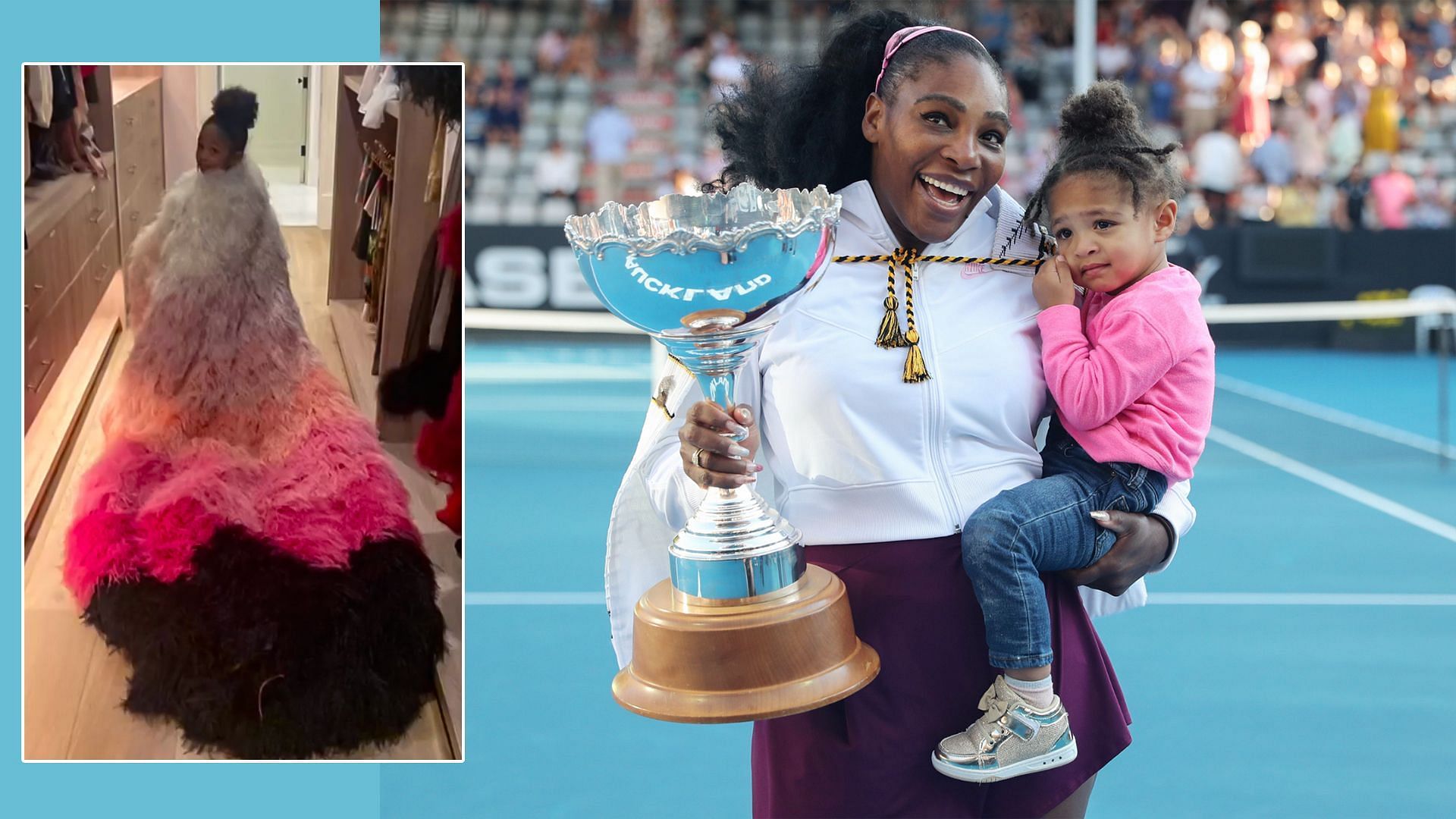 Serena Williams shares an adorable video with her fans