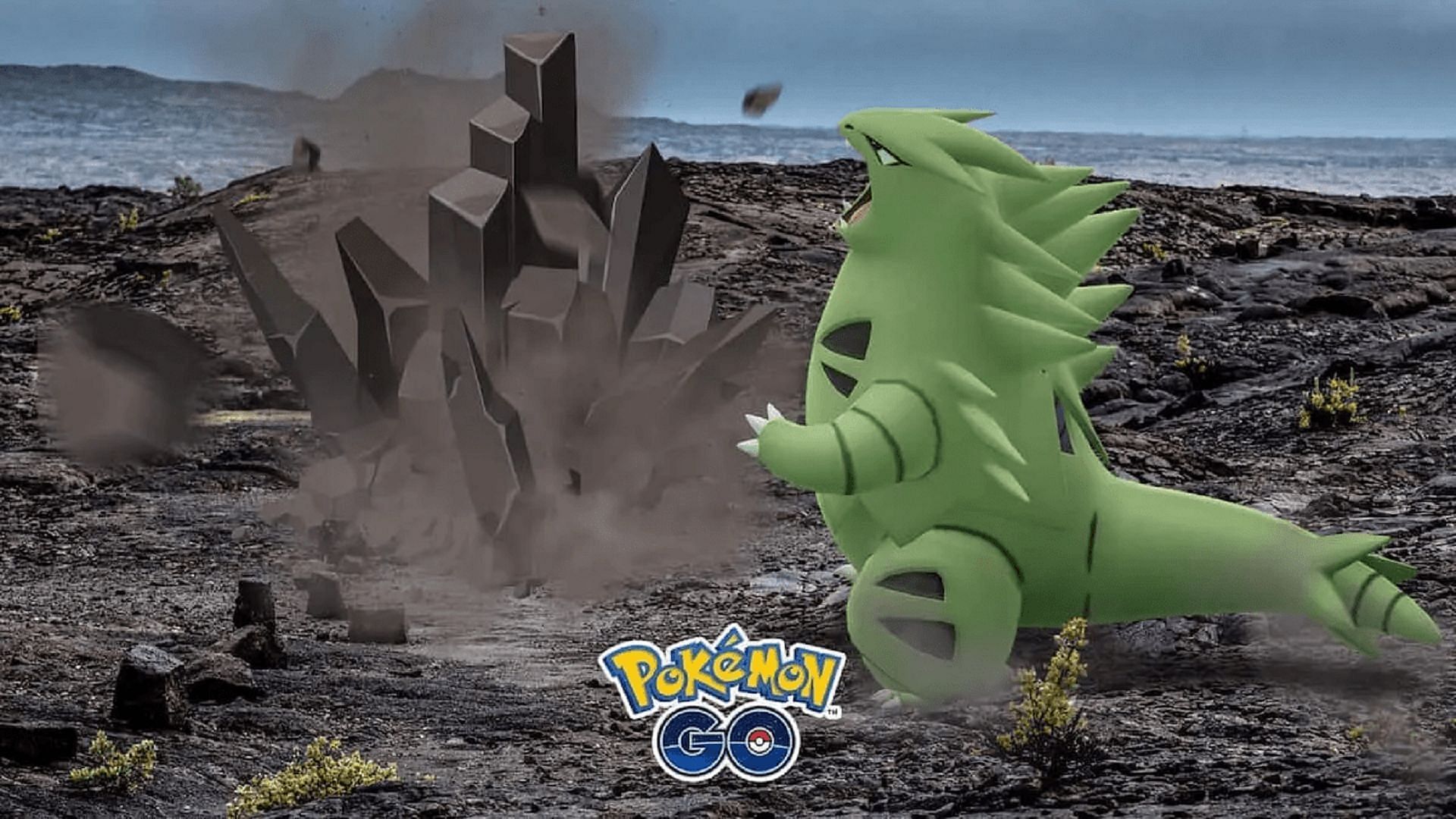 Tyranitar&#039;s lone weakness can be efficiently addressed in Pokemon GO (Image via Niantic)