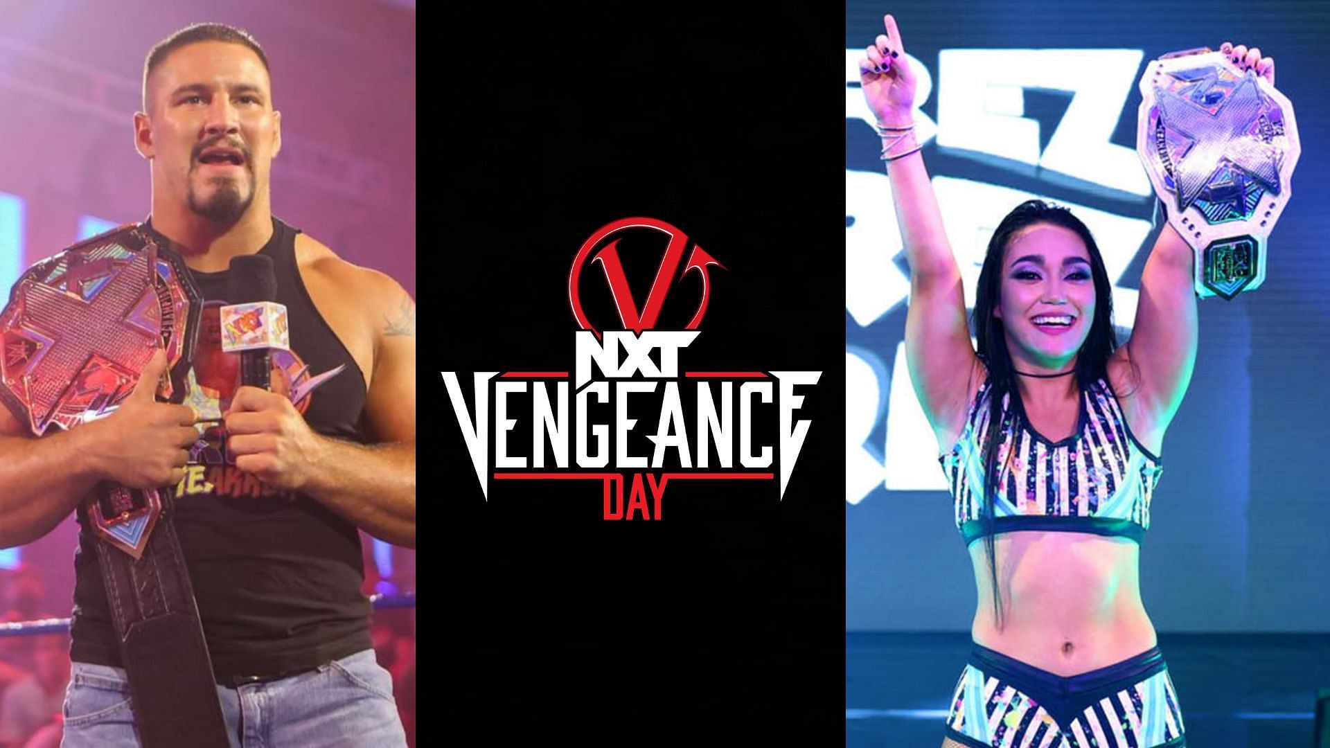 NXT Vengeance Day 2023 matches will mostly see gold on the line