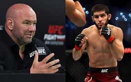 WATCH: Dana White forgets Islam Makhachev's name while talking to the media