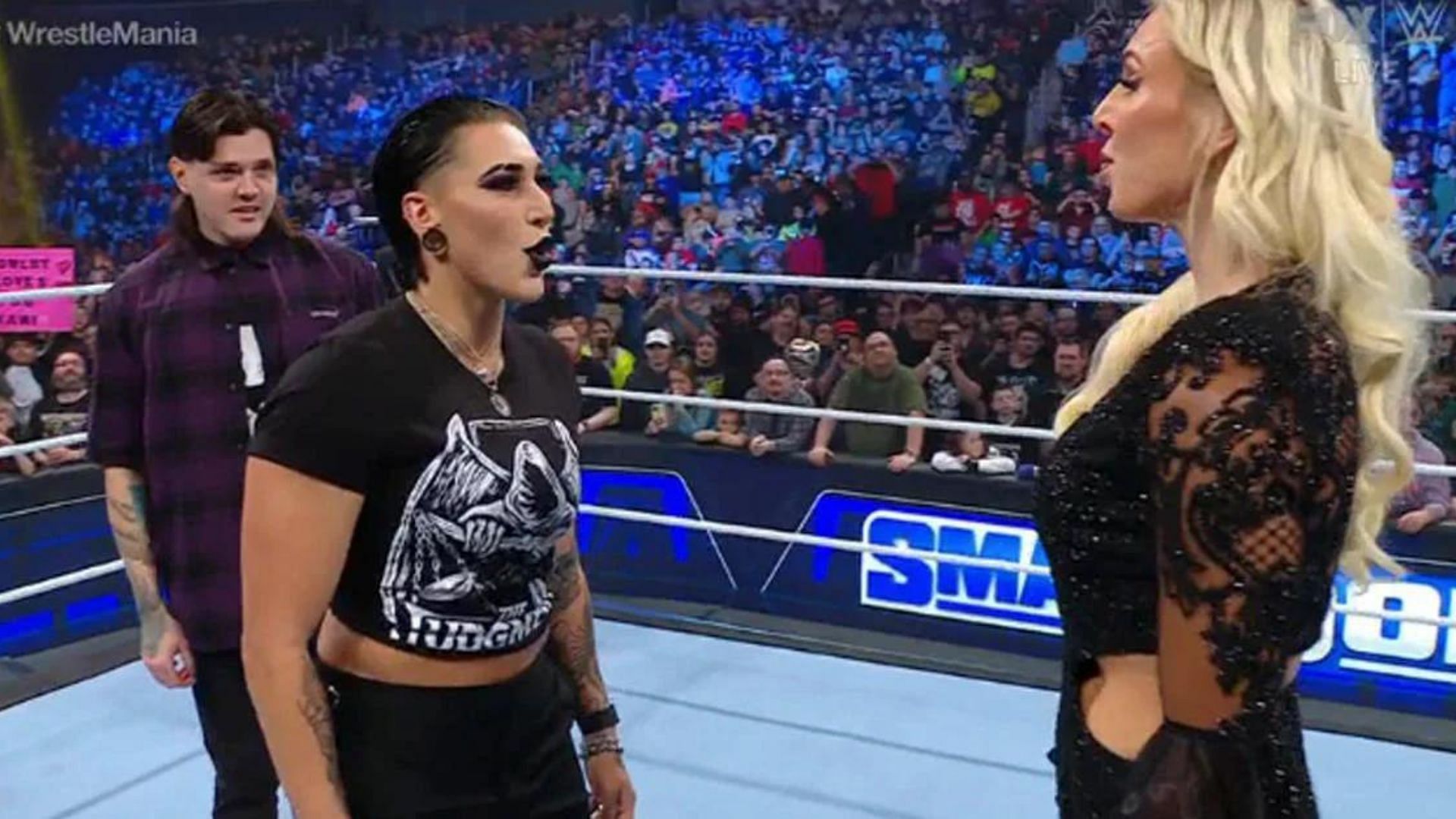 Charlotte Flair and Rhea Ripley finally came face-to-face