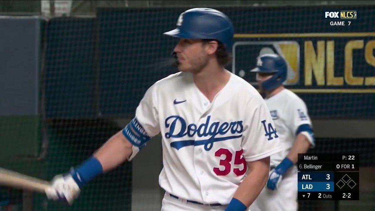 Los Angeles Dodgers Cody Bellinger 35 Road Gray 2022-23 All-Star