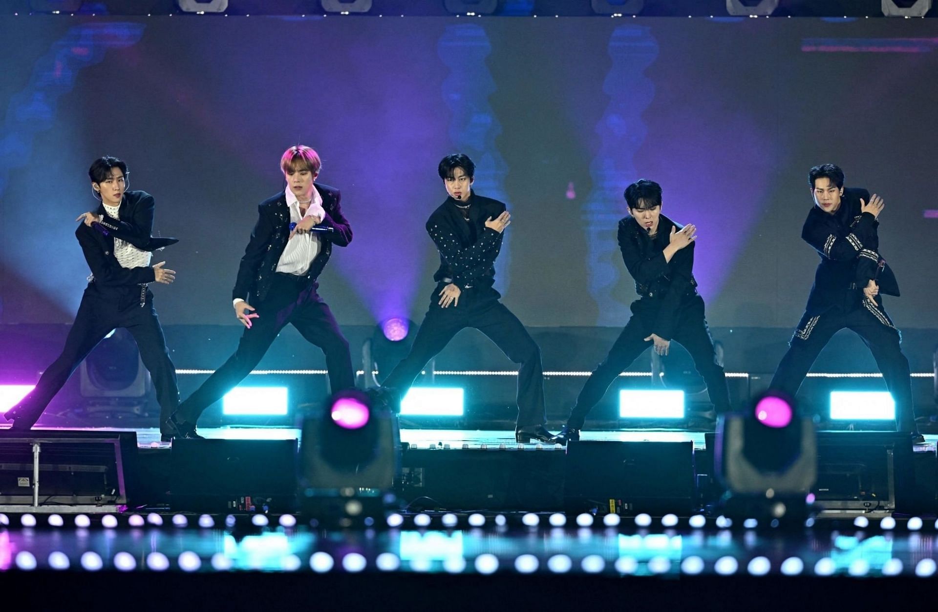 Monsta X, one of the headliners at the inaugural We Bridge (Image via Getty)