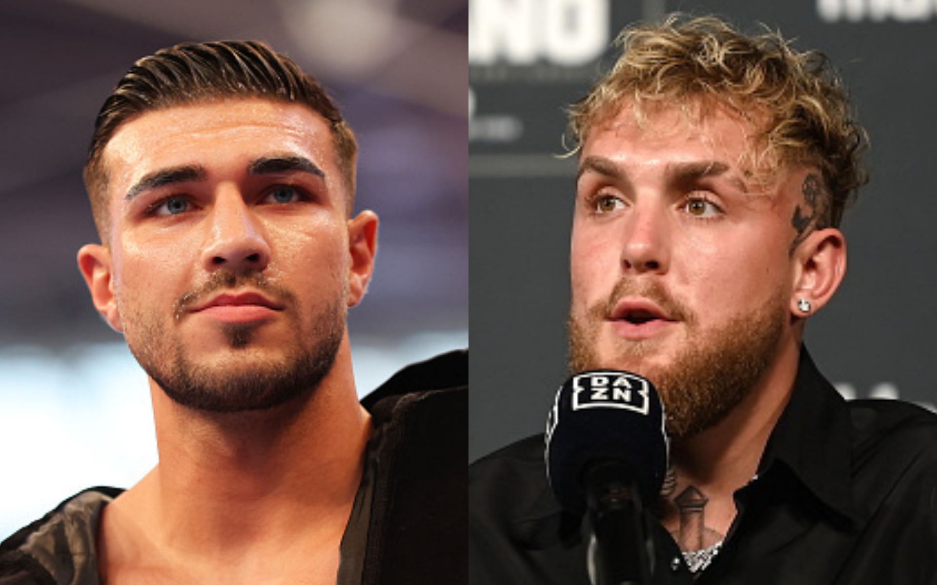 Tommy Fury (left), Jake Paul (right)