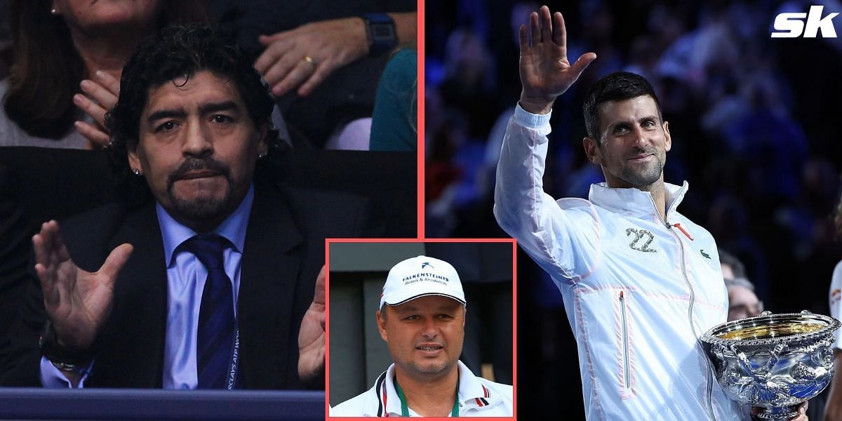 Marian Vajda reminisces about a special interaction with Diego Maradona, involving Novak Djokovic.