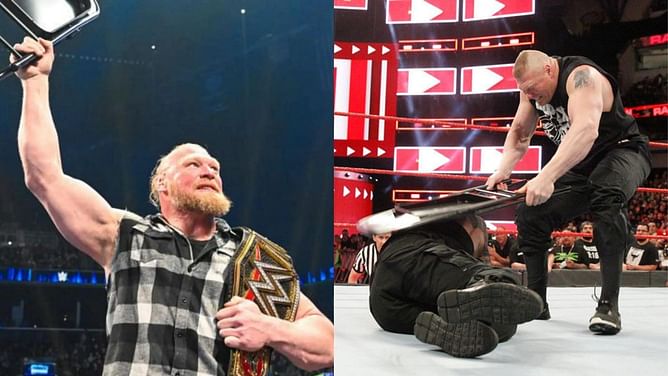 "Brock Lesnar की वजह से मेरी कलाई लगभग टूट गई थी"- WWE Royal Rumble में वापसी करने वाले Superstar ने किया खुलासा
