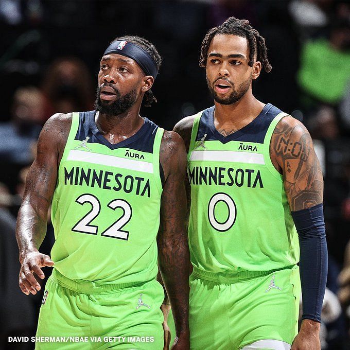 D'Angelo Russell and Patrick Beverley are reunited in Lakers jersey ❤️