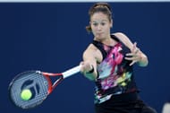 Daria Kasatkina during the 2023 Mubadala Abu Dhabi Open
