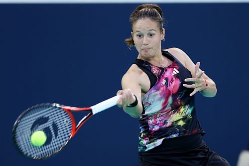 Daria Kasatkina during the 2023 Mubadala Abu Dhabi Open