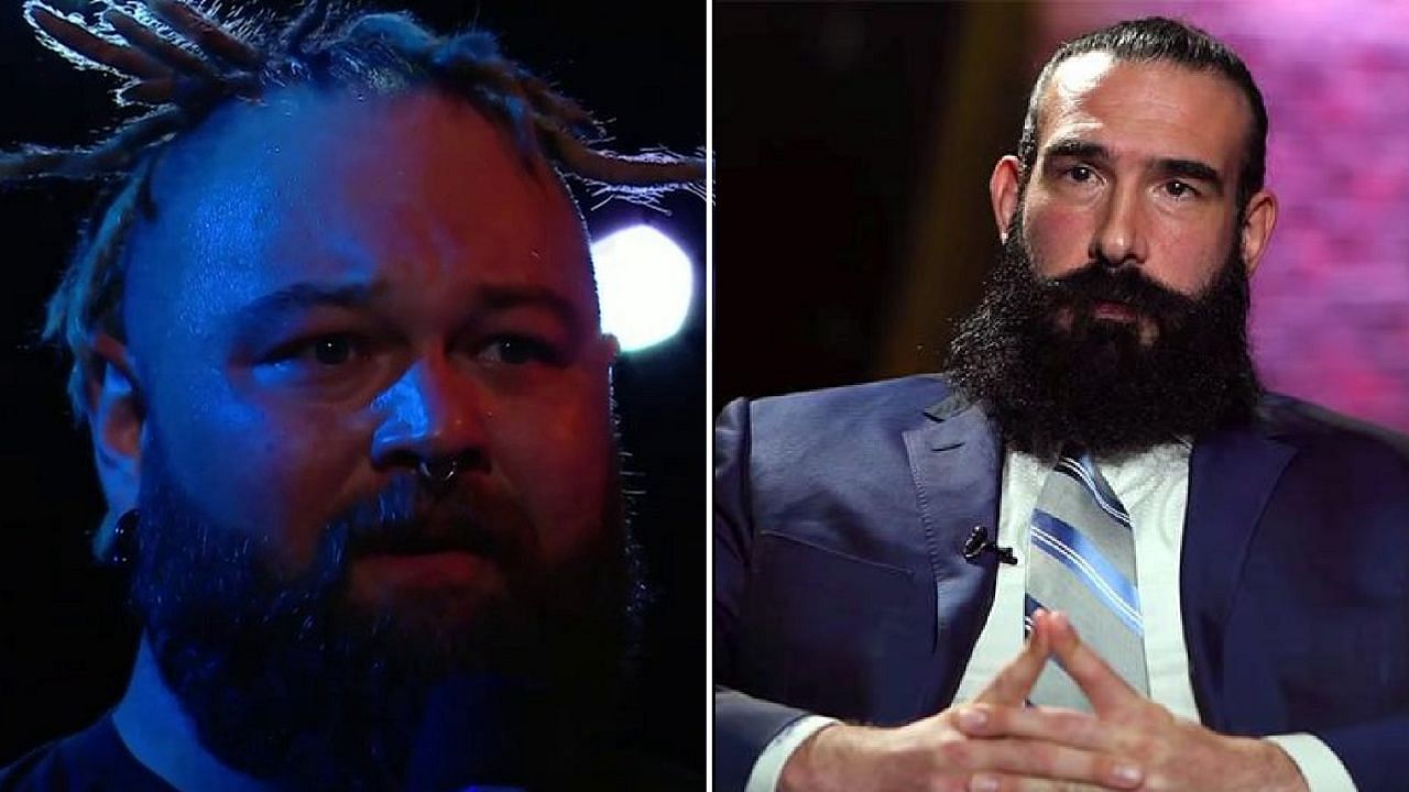 Bray Wyatt (left); Brodie Lee (right)