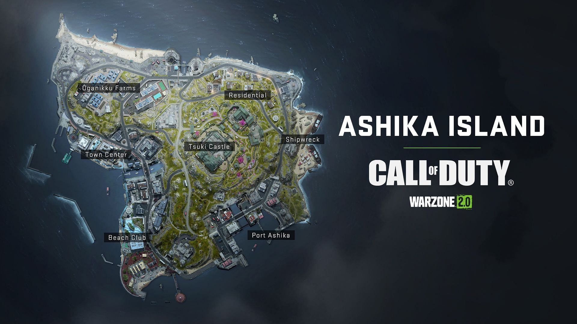 Ashika Island is the newest map to be added in Warzone 2 (Image via Activision)