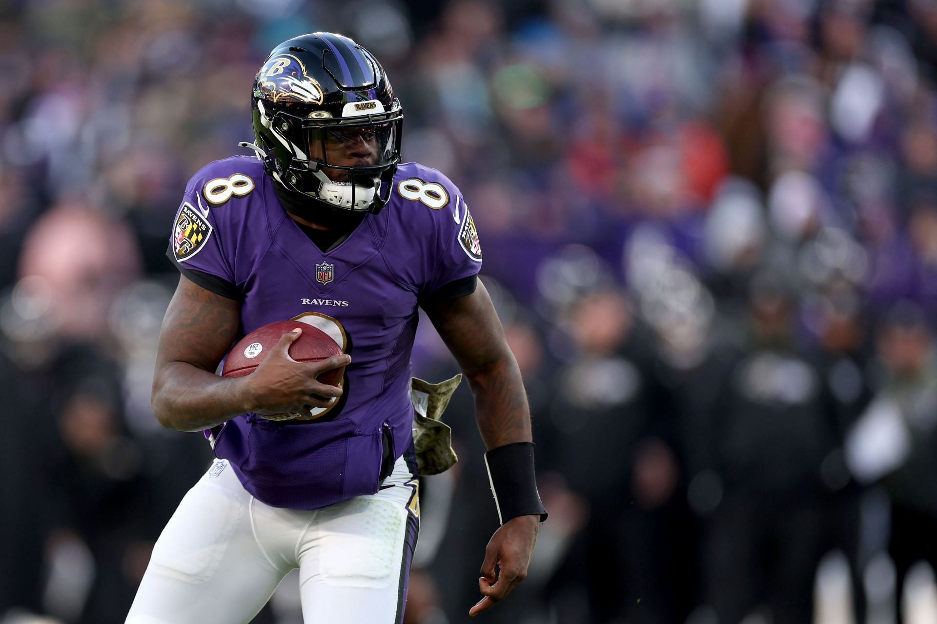 Lamar Jackson: Carolina Panthers v Baltimore Ravens