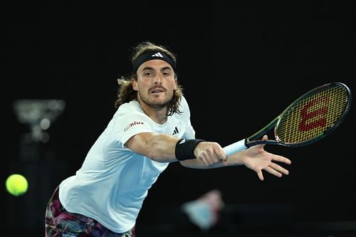 Stefanos Tsitsipas at the 2023 Australian Open