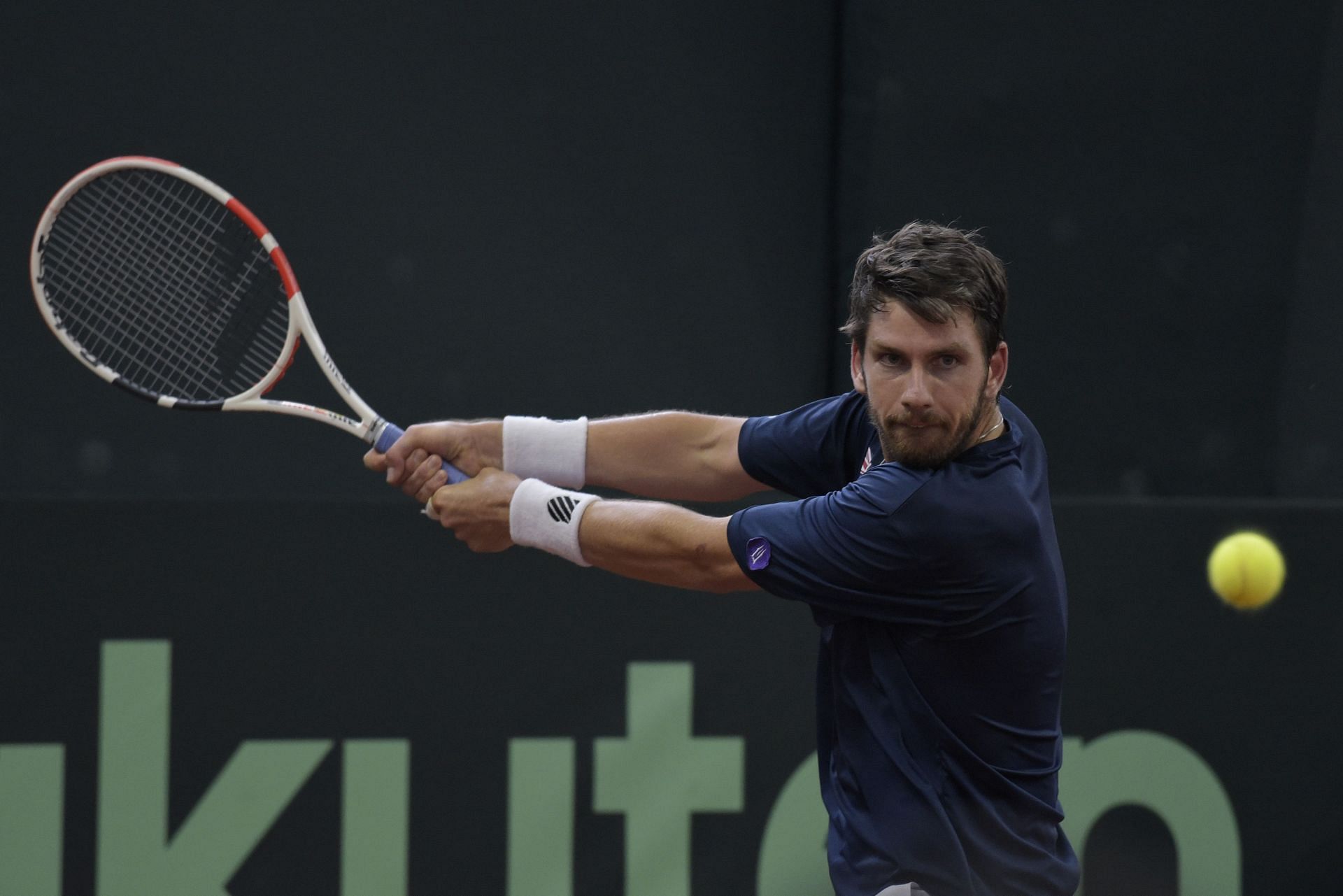 Cameron Norrie at the Davis Cup Qualifiers