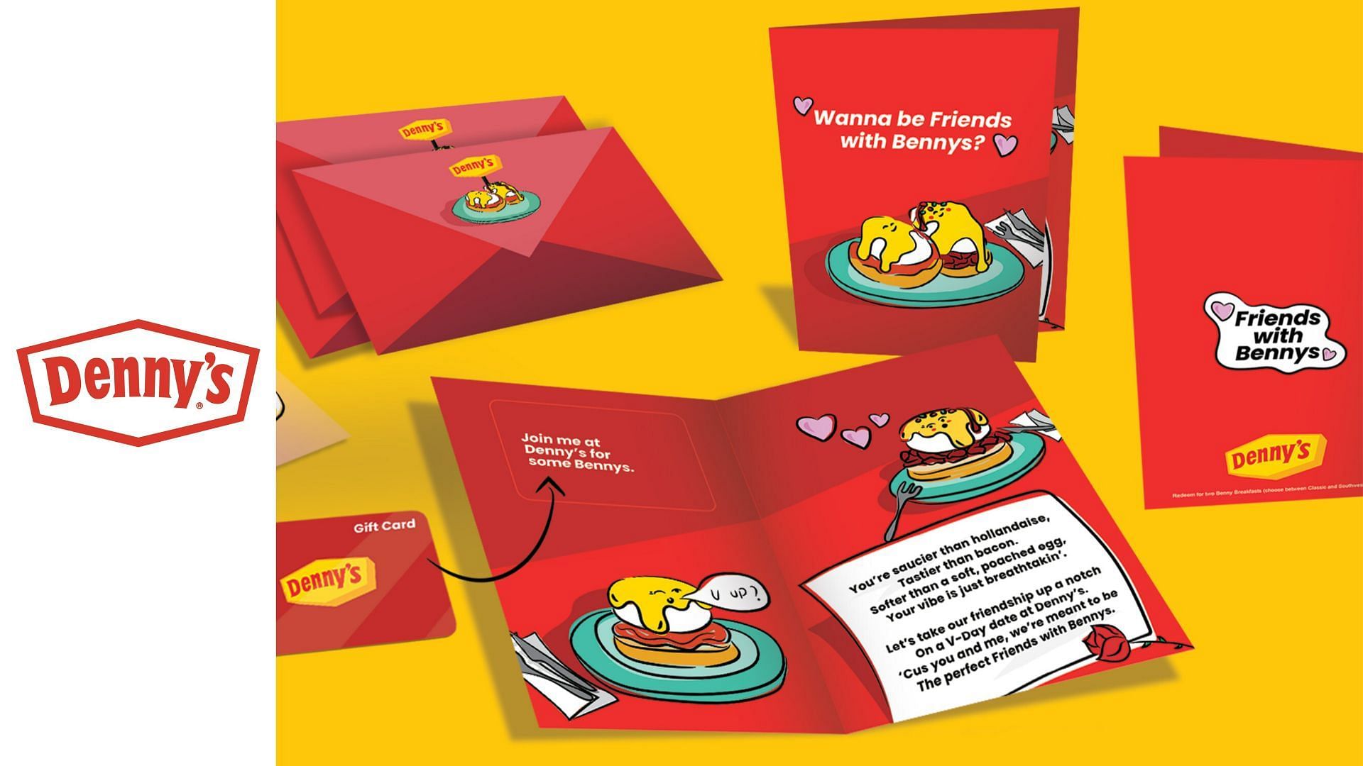 Denny&rsquo;s introduces limited edition Friends with Benny&rsquo;s gift cards (Image via Denny