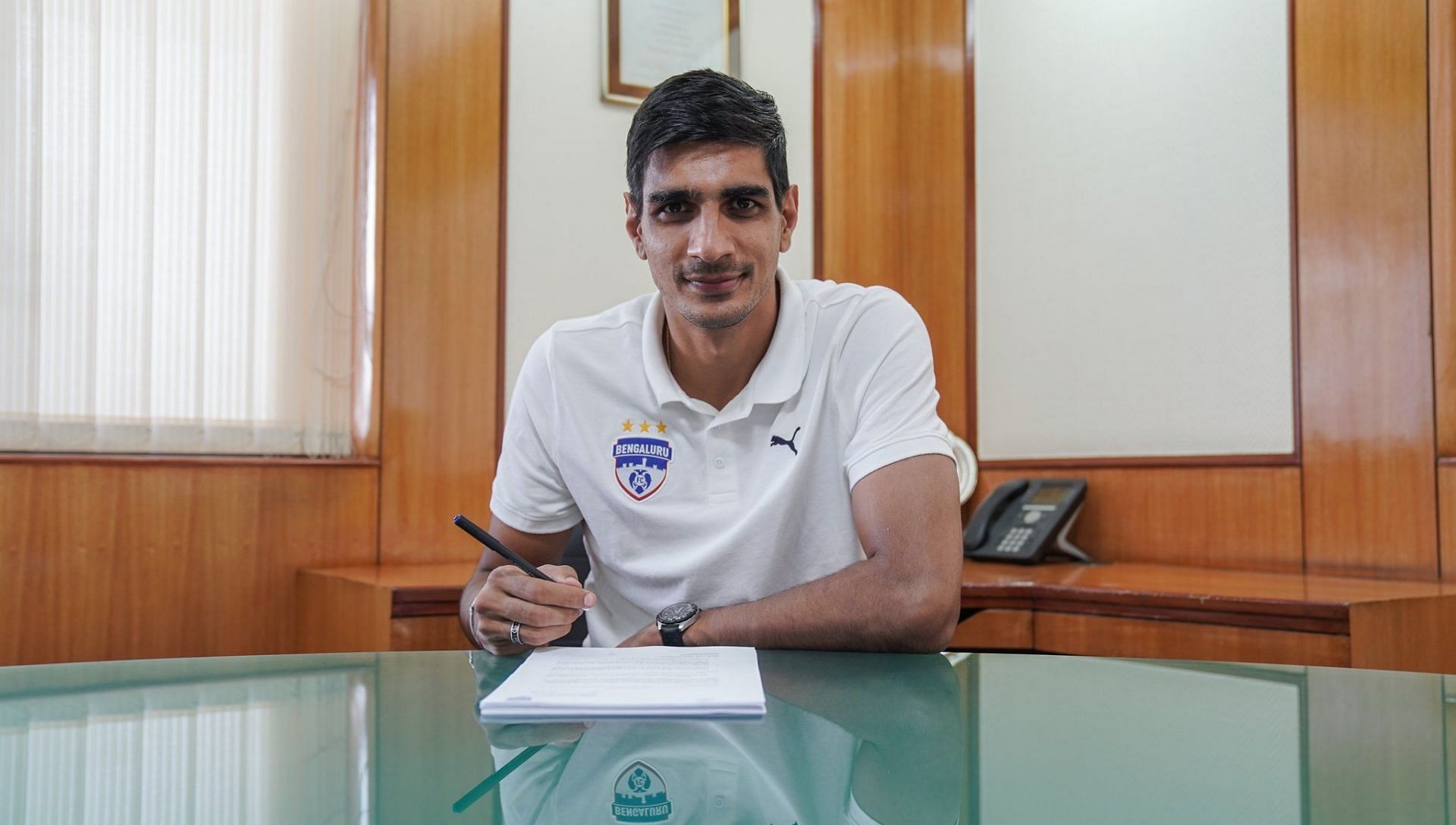 Gurpreet Singh Sandhu has extended his Bengaluru FC contract. {PC: Twitter/GurpreetGK]
