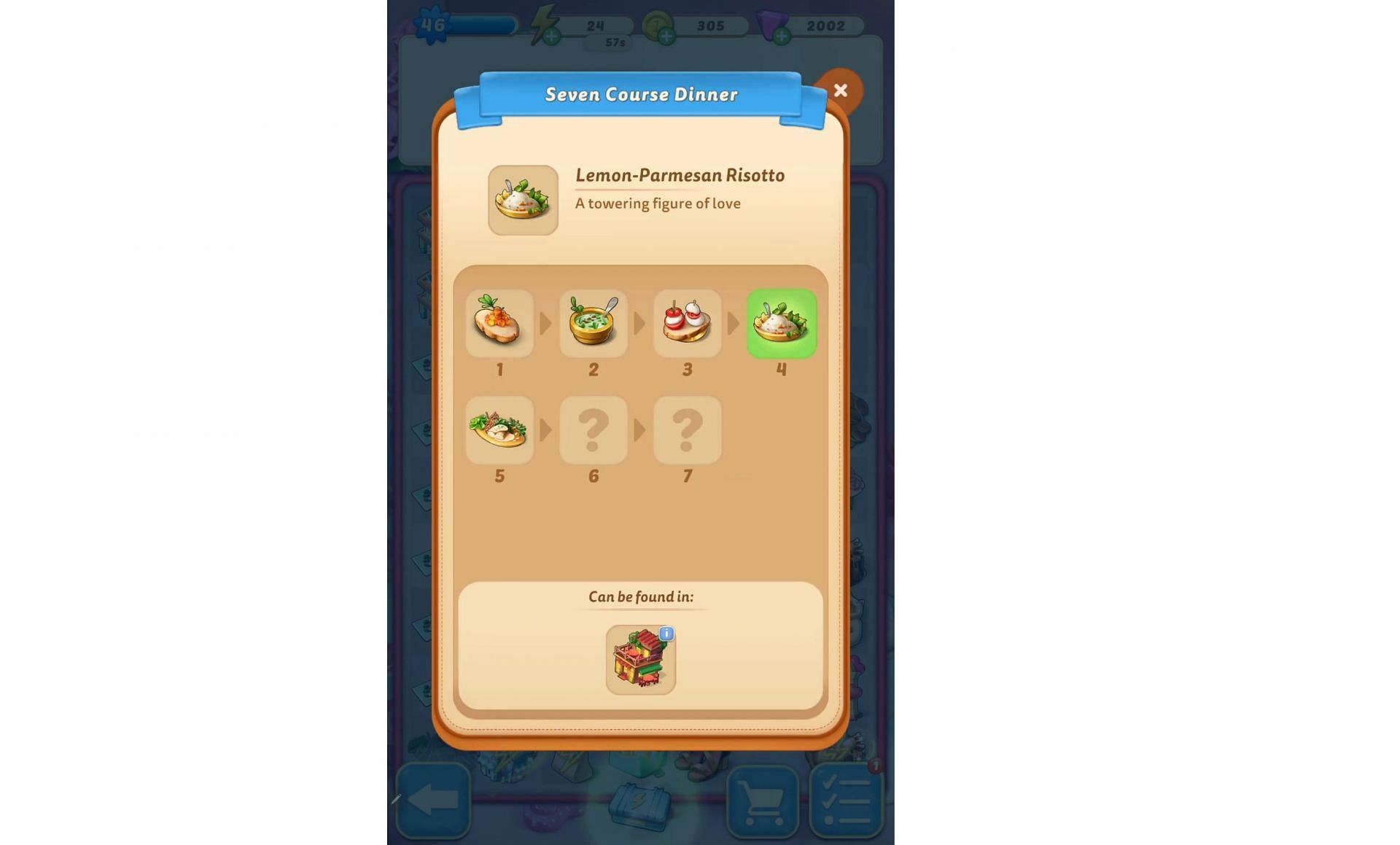 The Seven Course Dinner has 7 levels (Image via Play Games/YouTube)