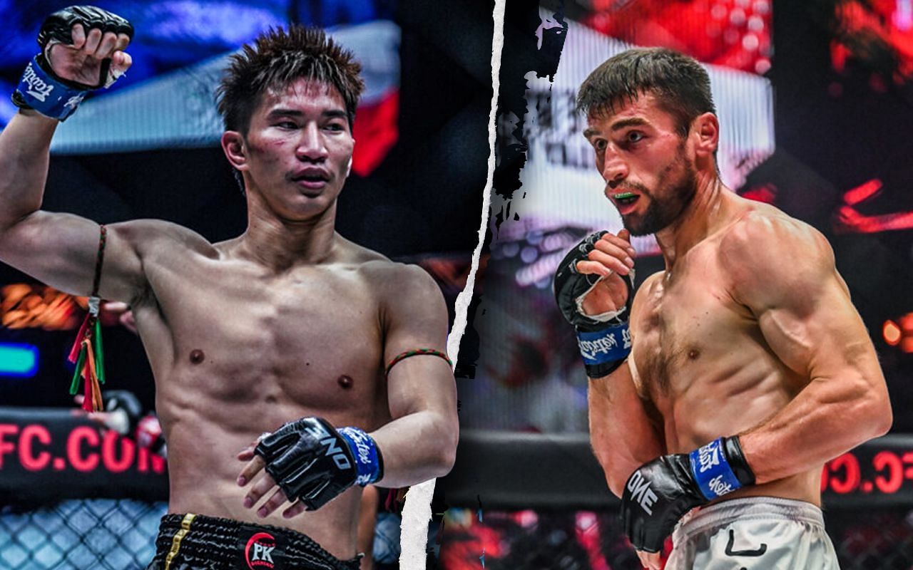 Tawanchai (Left) faces Jamal Yusupov (Right) at ONE Fight Night 7