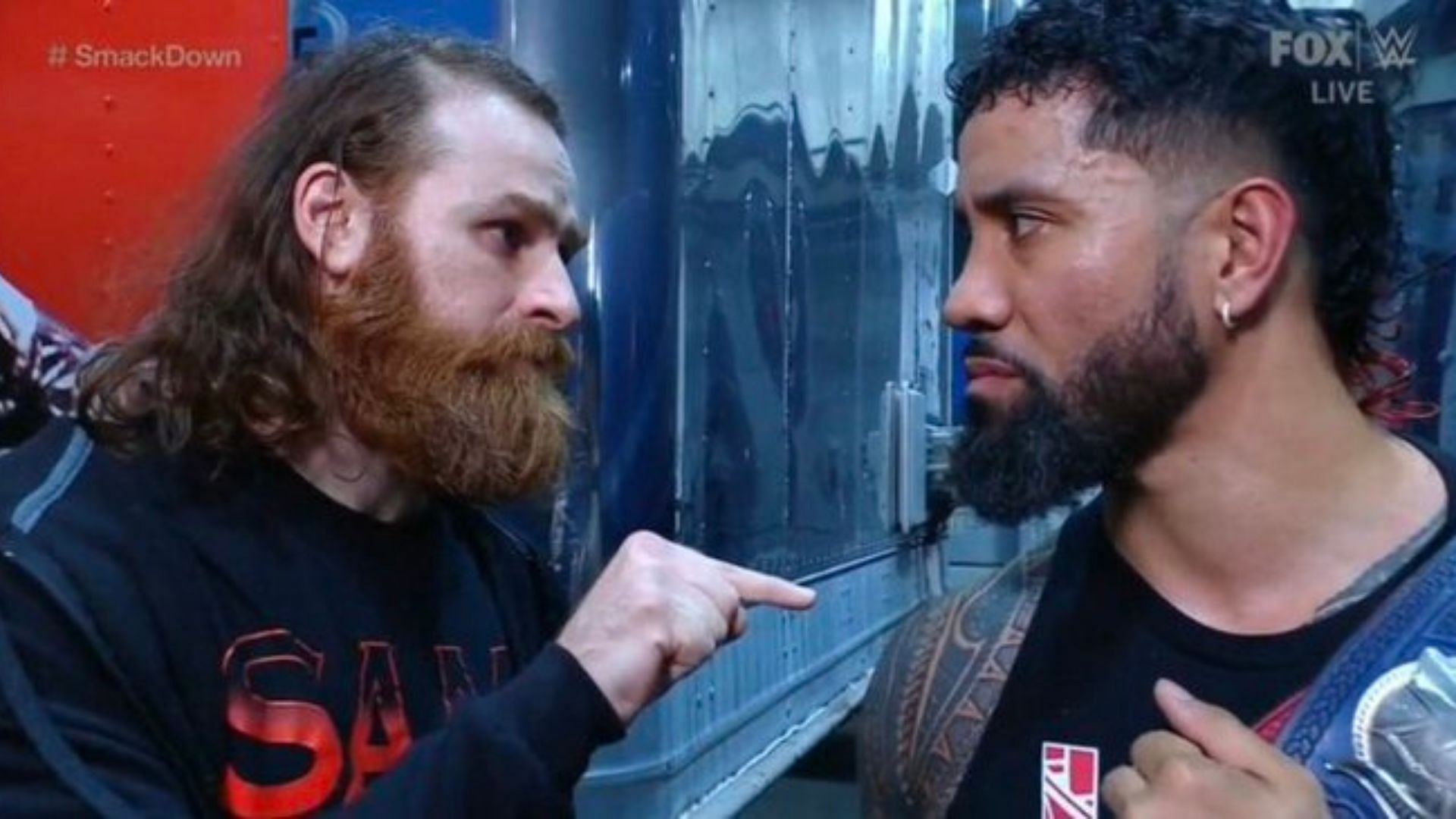 Sami Zayn acknowledged Jey Uso on SmackDown