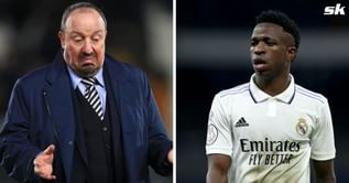 “Very fast player who confronts people” - Rafa Benitez compares Real Madrid forward Vinicius to player he coached at Everton