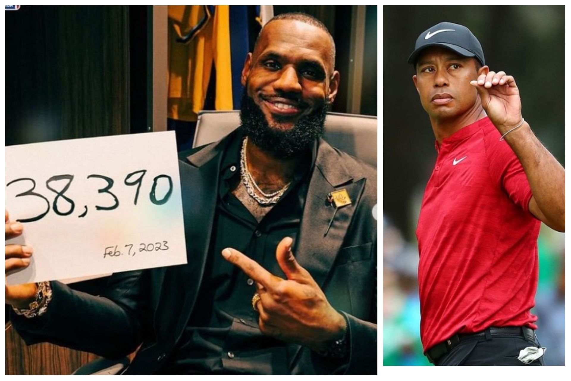 Tiger Woods LeBron James