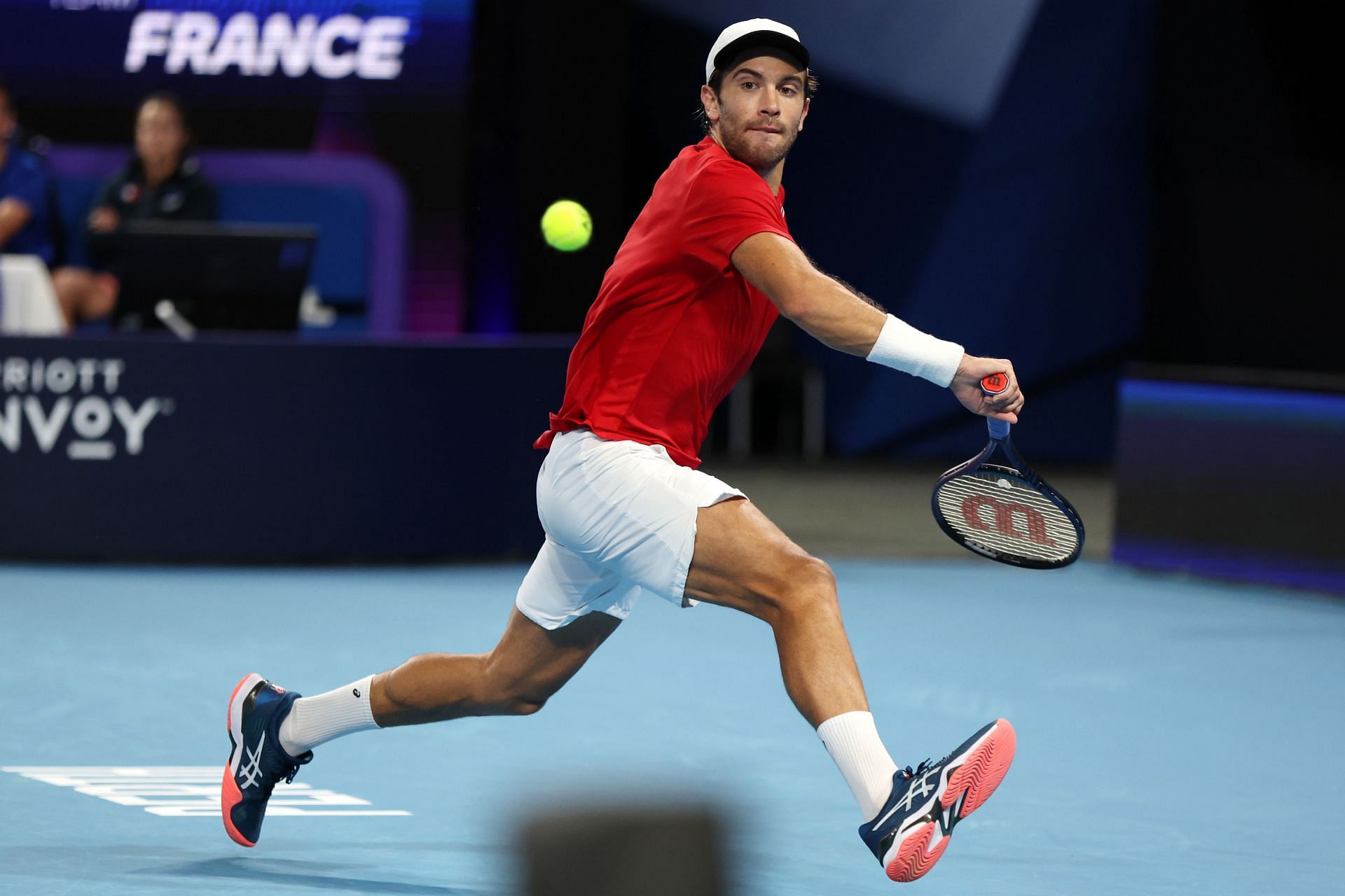 Coric takes on Rinderknech for a place in the last eight.