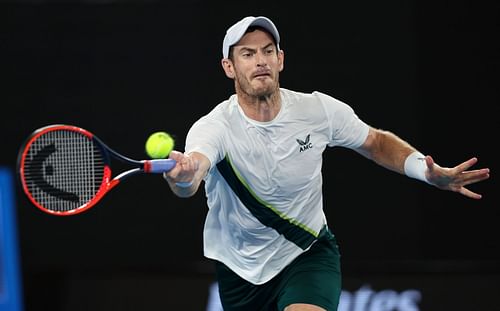 Andy Murray at the 2023 Australian Open