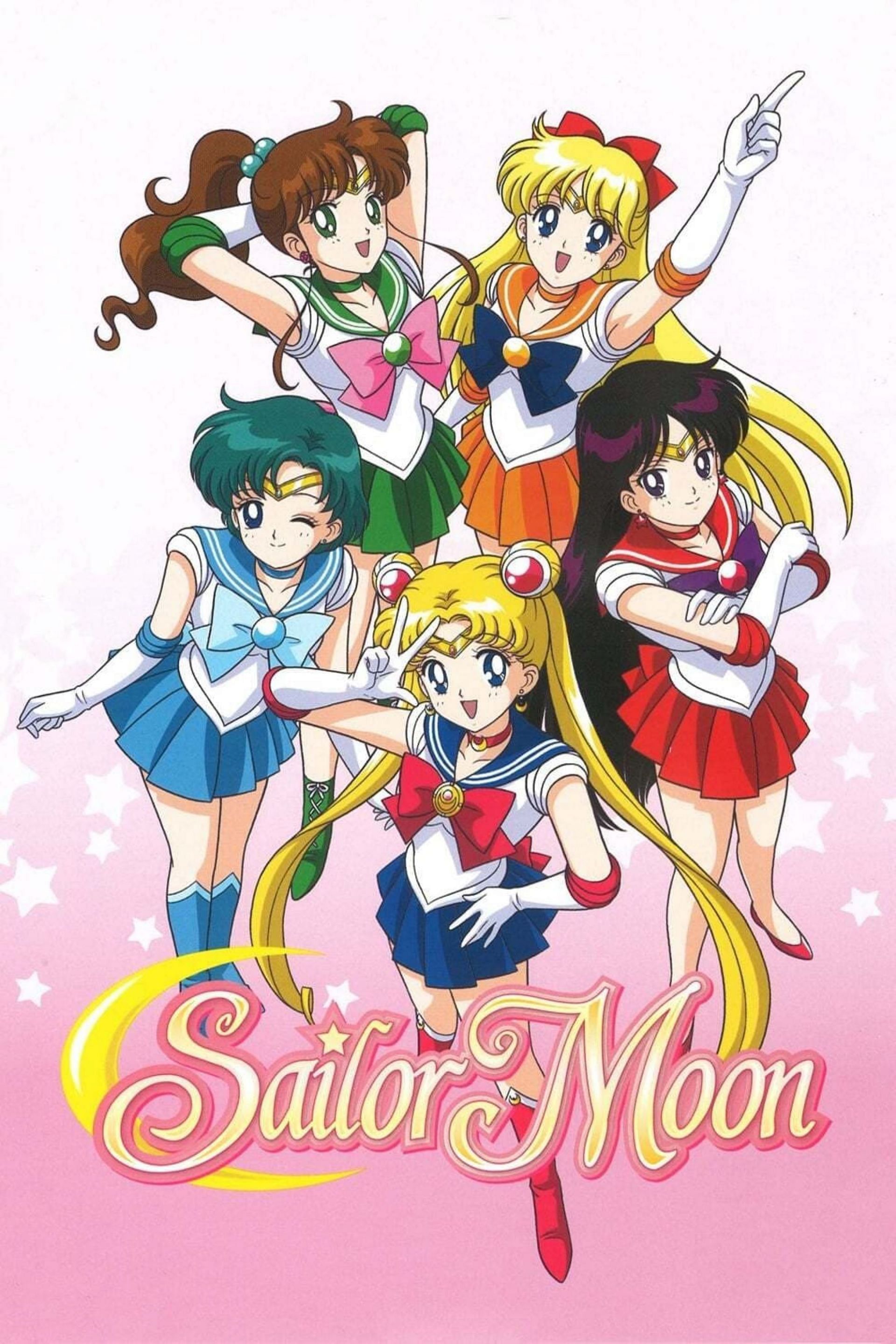 The original five Sailor Senshi (Image via Toei Animation)