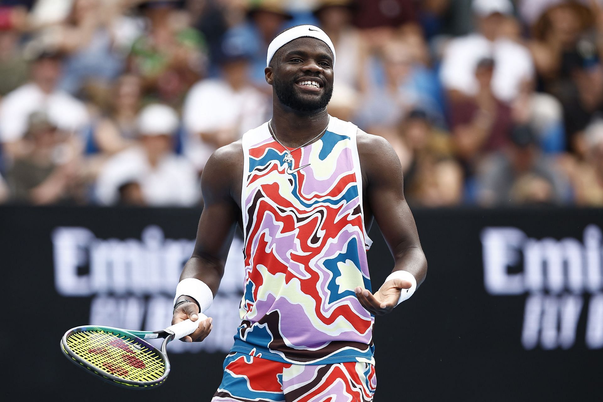 Tiafoe at the 2023 Australian Open.