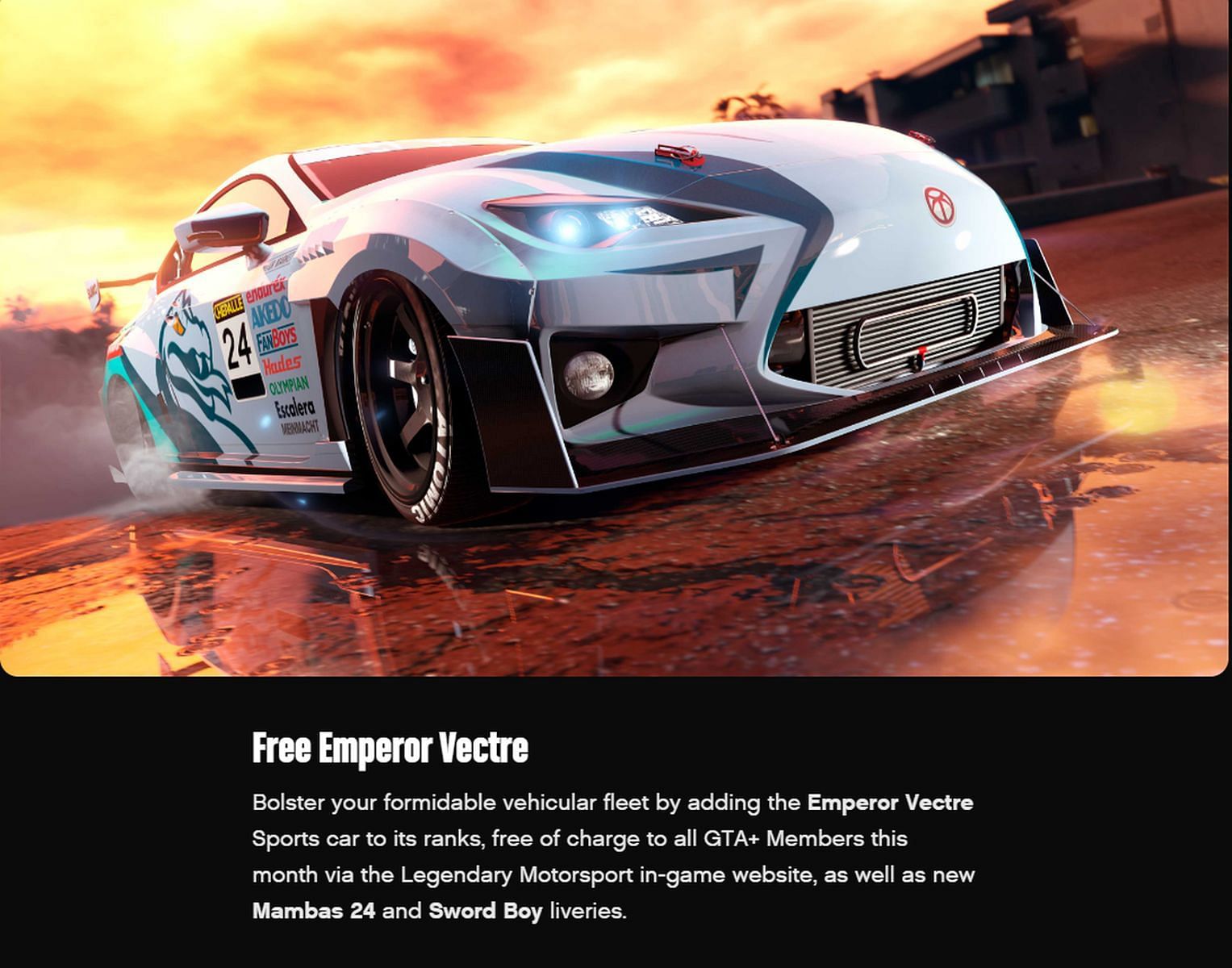 Rockstar Games calls it a &quot;Free Emperor Vectre&quot; (Image via Rockstar Games)