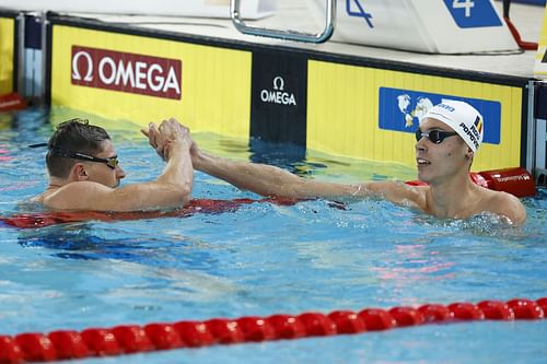 David Popvici at the Melbourne 2022 FINA World Short Course Swimming Championships